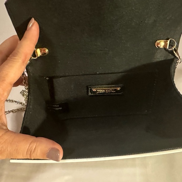 Funky Junque's Square Box Clutch Chain Strap Crossbody Purse Evening Handbag Bag - Picture 5 of 6